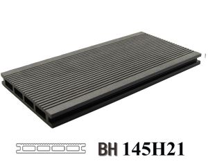 Елегантний форму і колір пластикові композитні WPC порожнисті паркет 145x21mm