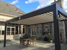 Алюмінієва висувна біокліматична пергола